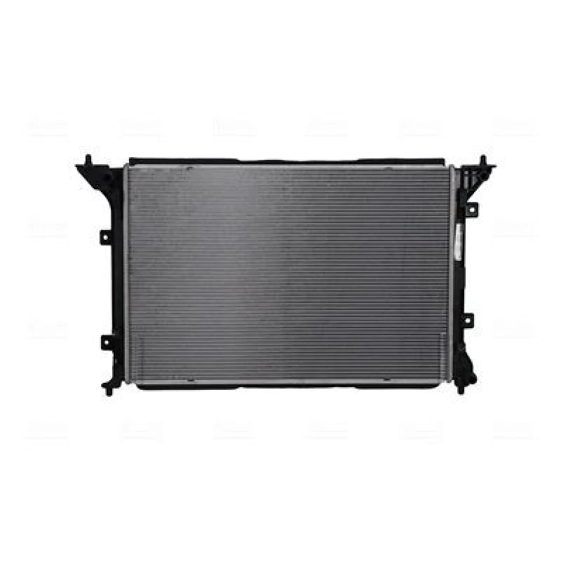 Image of NISSENS 607104 Engine radiator Aluminium, Brazed cooling fins, with gaskets/seals Radiator,engine cooling (470)