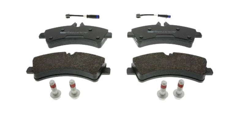Image of FERODO FVR4429 Brake pad set incl. wear warning contact, with accessories, with brake caliper screws Brake Pad Set,disc brake (402)