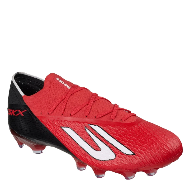 Image of Skechers SKX 2 Elite Adults Firm Ground Football Boots Red/Black male 7 (41)