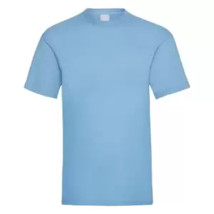 Image of Mens Value Short Sleeve Casual T-Shirt (Large) (Light Blue)