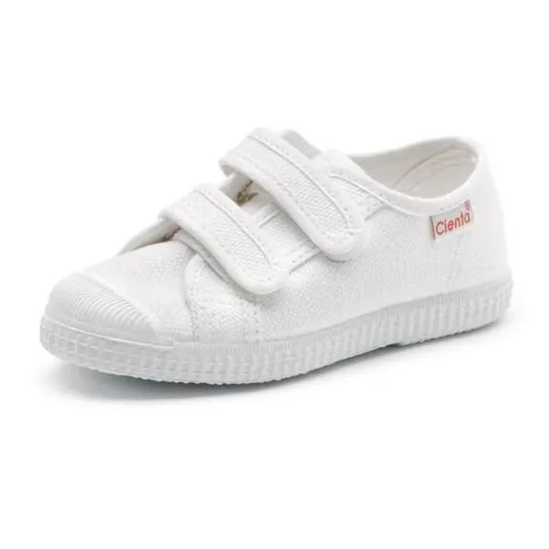 Image of Cienta Double scratch Trainers Cienta Paris Blanc Unisex 36