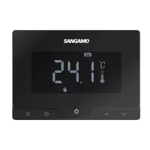 image of Sangamo 7 Day WiFi Controllable Heating Thermostat Black - CHOICERSTATWIFI