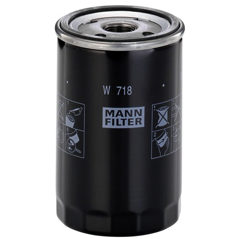 Image of MANN-FILTER W 718 Oil filter Spin-on Filter, with one anti-return valve Oil Filter (7)