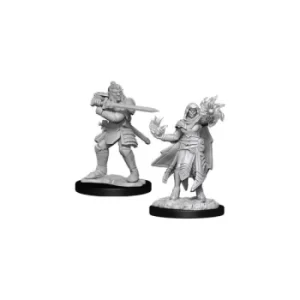 Image of D&D Nolzur's Marvelous Miniatures (W15) Hobgoblin Fighter Male & Hobgoblin Wizard Female