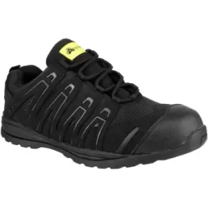 Amblers Unisex FS40C Non-Metal Safety Trainers (7 UK) (Black) - Black