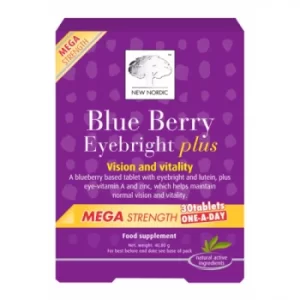 New Nordic Blueberry Mega OAD for vision & Vitality 30 Tablets