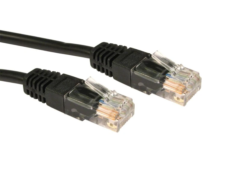Image of Cables Direct 7m Cat5e. M - M networking cable Black U/UTP (UTP)