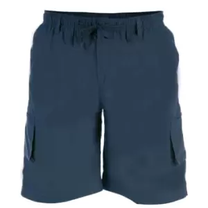 Image of Duke Mens Nick-D555 Shaped Leg Cargo Shorts (7XL) (Navy)