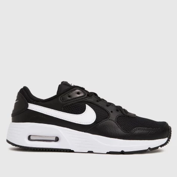 Image of Nike Black & White Air Max Sc Trainers