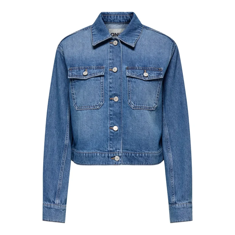 Image of Only Denim Jacket medium blue Women XS;S