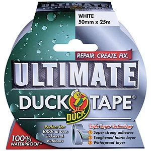 image of Duck Tape Ultimate White 50mm x 25m