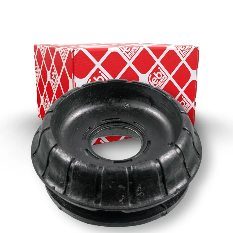 Image of FEBI BILSTEIN 09401 Top strut mount Front Axle, without bearing Elastomer Suspension Strut Support Bearing (1180)
