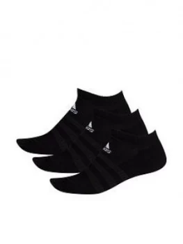 Image of Adidas Cushion Low Socks (3 Pack) - Black