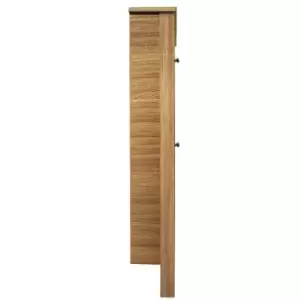 Image of Techstyle Stowe 8 Pair 2 Drawer Shoe Storage Organiser Cabinet Oak