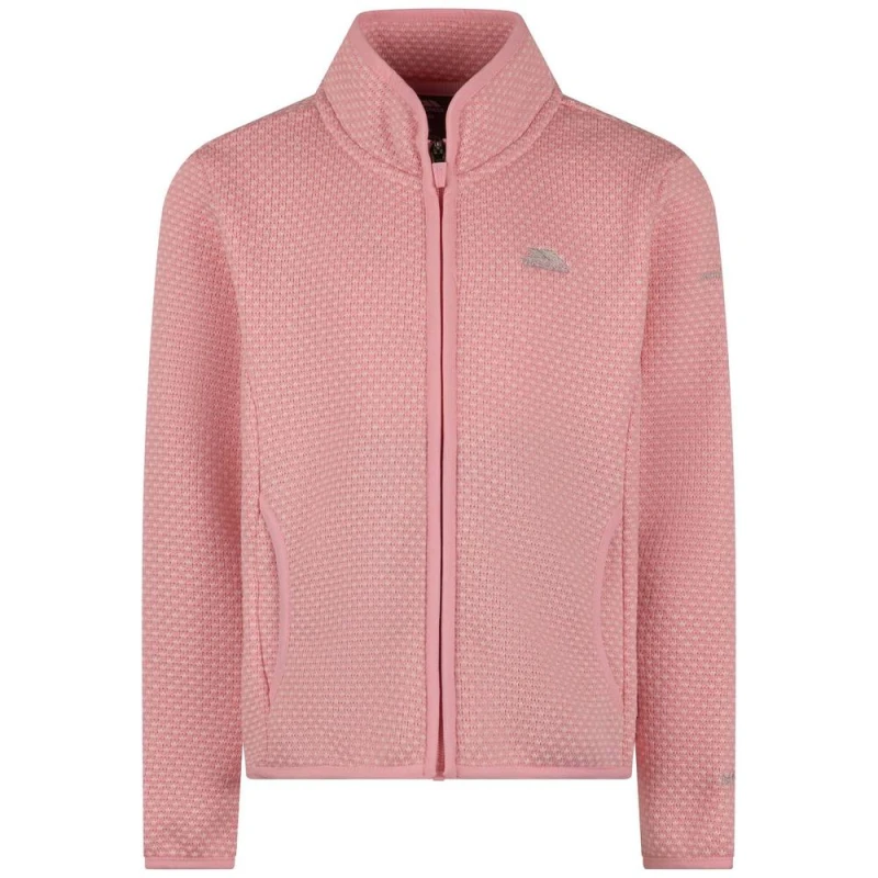 Image of Trespass Ellbar AT300 boys's Children's fleece jacket in Red