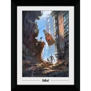 image of Fallout Street Scene Collector Print