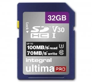 Image of INTEGRAL V30 Class 10 SD Memory Card - 32 GB