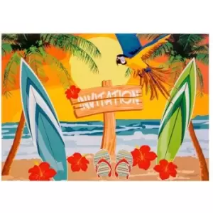 Image of Hawaiian Beach Party Invitations (Pack Of 6)