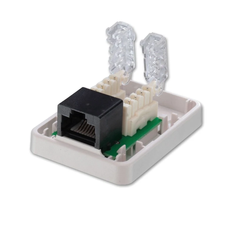 Image of Lindy Lindy Toolless Cat.5e Surface Mount Box 60175
