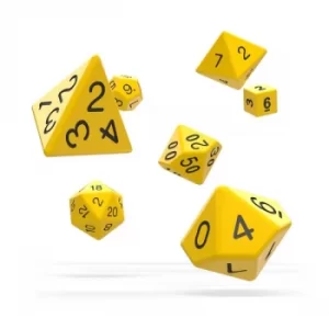 image of Oakie Doakie Dice RPG Set (Solid Yellow)