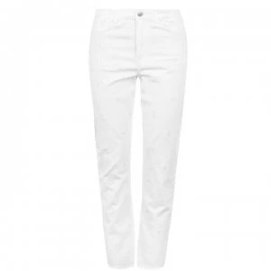 Image of Gant Embroidered Jeans - 113 EggSHELL
