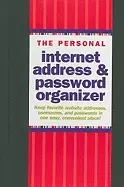 Image of personal internet address and password organizer
