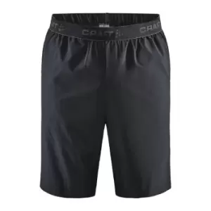 image of Craft Mens Core Essence Relaxed Fit Shorts (L) (Black)