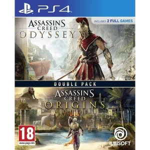 Image of Assassins Creed Origins and Odyssey PS4 Game