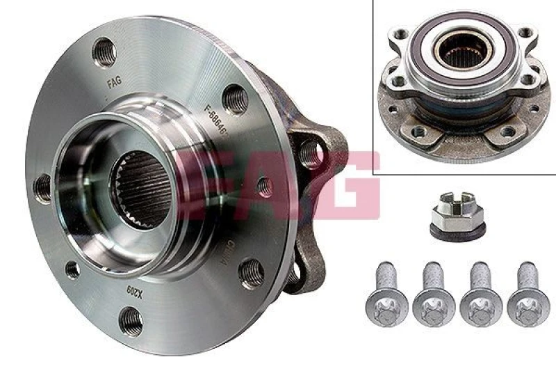Image of Wheel bearing kit FAG 713 6332 50