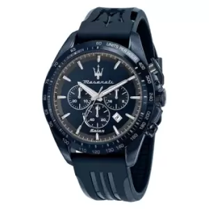 Image of Maserati R8871649001 Solar Blue Silicon Strap Watch - W81118