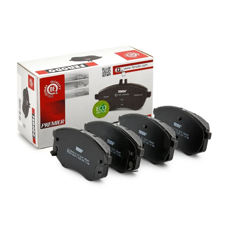 Image of FERODO FDB4447 Brake pad set with acoustic wear warning, without accessories Brake Pad Set,disc brake (402)