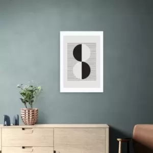 Image of East End Prints Abstract Circles Print Natural