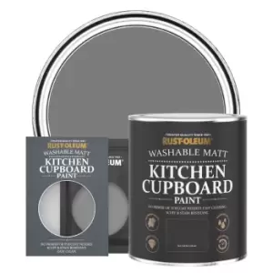 Image of Rust-Oleum Kitchen Cupboard Paint - TORCH GREY - 750ml