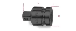 image of Beta Tools 733/15 Impact Socket Adaptor 2 1/2" Female x 1 1/2" Male Drive