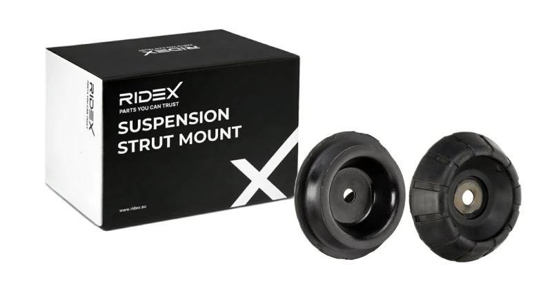Image of RIDEX 1180S1211 Top strut mount Front Axle, with bearing(s) Suspension Strut Support Bearing (1180)