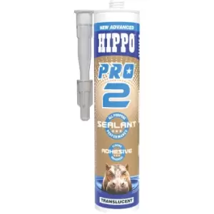 image of Hippo PRO2 Sealant & Adhesive 290ml Cartridge - Translucent