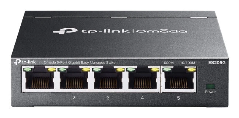 Image of TP Link Omada ES205G V1 Network Switch Managed Gigabit Ethernet (10/100/1000) Black