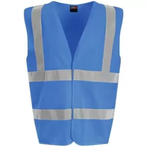 Image of PRO RTX High Visibility Unisex Waistcoat (XL) (Royal Blue) - Royal Blue