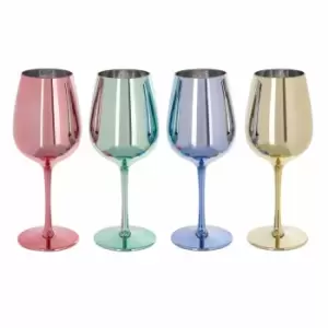 Image of Maison Wine Glasses, Multi-Colour Plastic, Set of 4