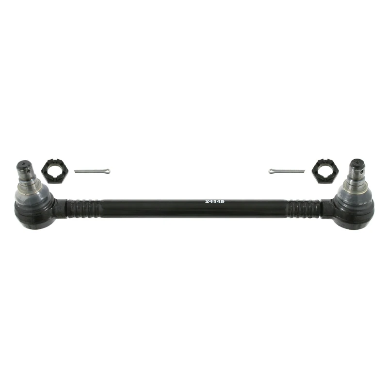 Image of FEBI BILSTEIN 24149 Tie Rod OE Turbo NEW, Front Axle, with crown nut Rod Assembly (284)