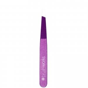 image of brushworks Precision Slanted Tweezers