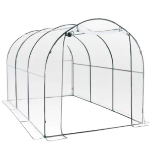 Image of Outsunny Walk in Greenhouse, 3.5Lx2Wx2H m-Transparent