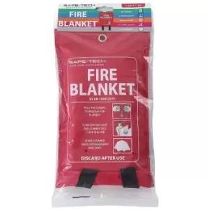 image of Livingandhome Fire Blanket Soft Pack 1.2x1.2m