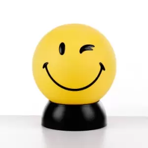 image of Smiley Childrens Wink Face Globe Table Lamp