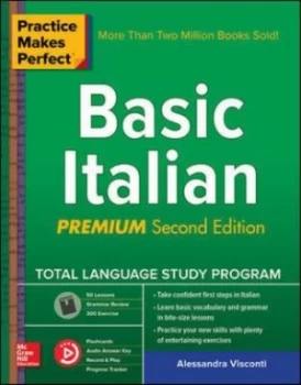Image of Practice Makes Perfect Basic Italian Premium Second Edition by Alessandra Visconti