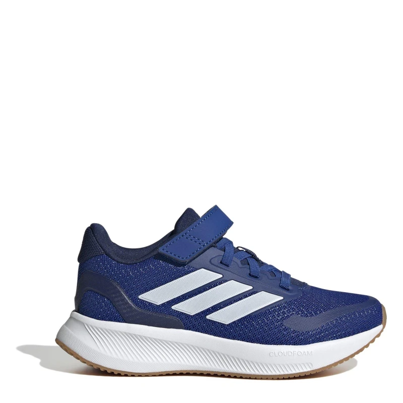 Image of adidas Runfalcon 5 EL Childrens Trainers Blue/White male 2 (34)