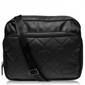 Image of Firetrap Quilted Flight Bag - Black