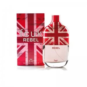 image of FCUK Rebel Eau de Toilette For Her 100ml