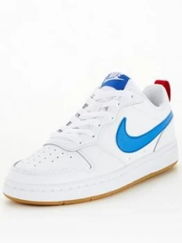 Image of Nike Court Borough Low 2 Junior Trainers - White