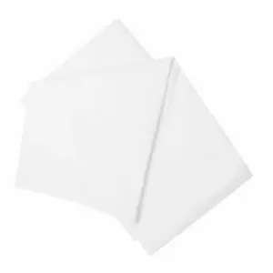 image of Belledorm Brushed Cotton Extra Deep Fitted Sheet (Double) (White)